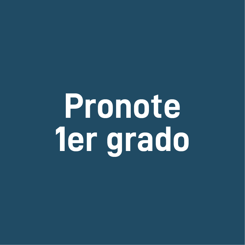 Pronote 1er grado